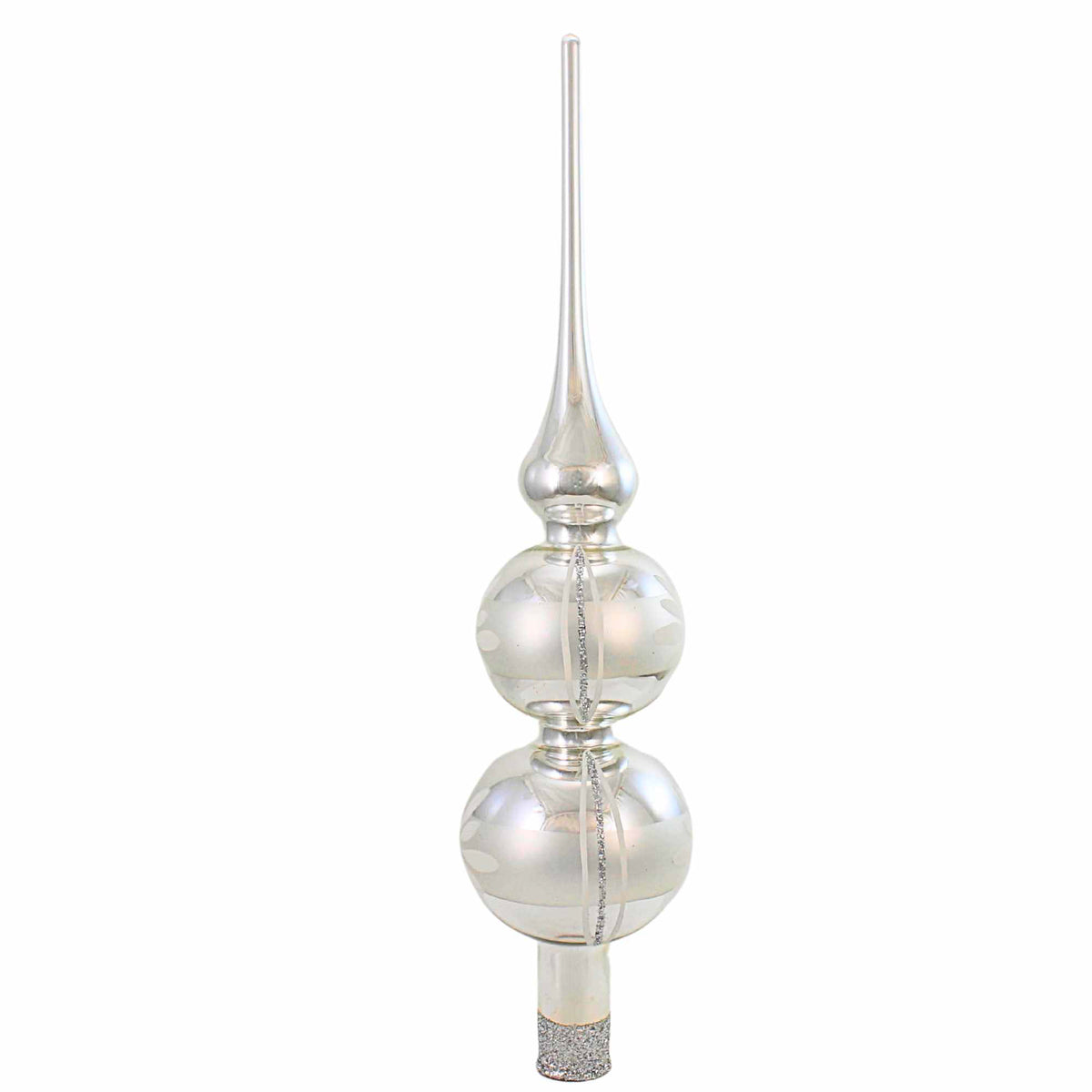 Christina's World Silver Tree Topper With Daisies - - SBKGifts.com