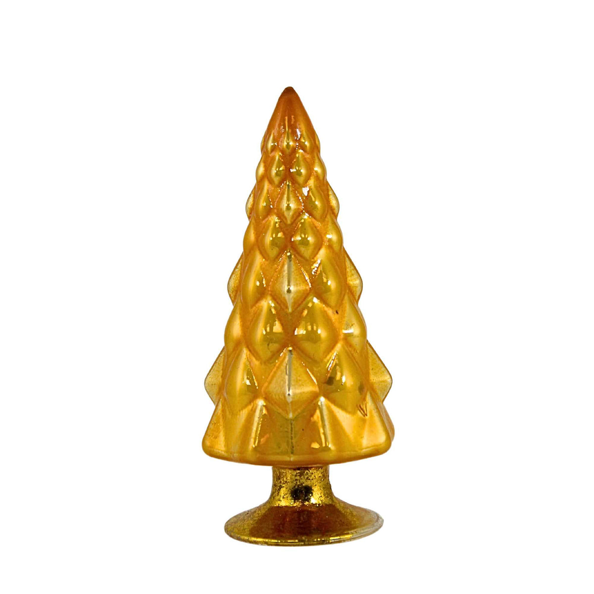 (Sec63713) Seconds Colored Medium Hue Yellow Glass Tree