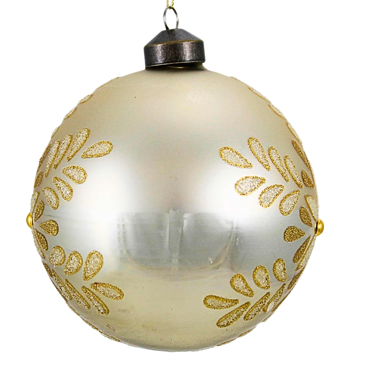 December Diamonds Gold Pattern Flower Ornament - - SBKGifts.com