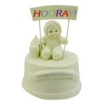 Dept 56 Snowbabies Congratulations Message Box Bisque Porcelain Celebrate 795975 (10351)