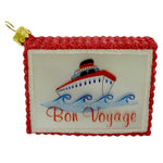 Ornaments To Remember Travel Sticker Bon Voyage Glass Cruise Card 36R2bon003 (12070)