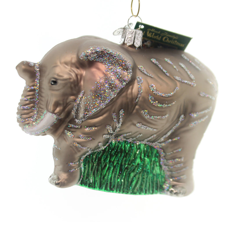 Old World Christmas Large Elephant - - SBKGifts.com