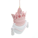 Personalized Ornaments Princess Crown Pink - - SBKGifts.com