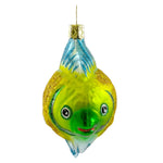 Inge Glas Angel Fish Blown Glas Ornament Tropical Aquarium 105407 (12833)
