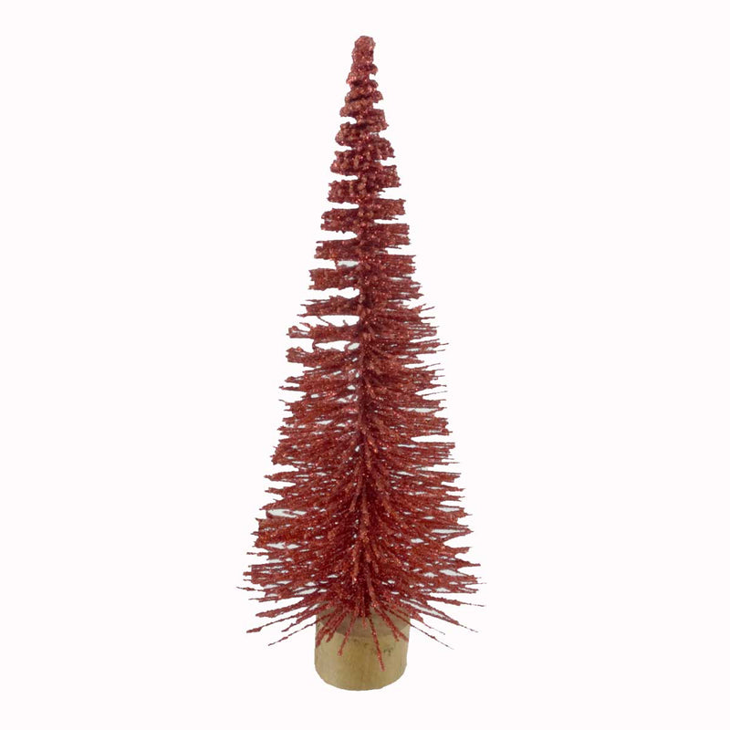(13968) Red Glitter Table Tree