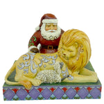 Jim Shore Peace Stone Resin Christmas Santa Lion 4022920 (14027)