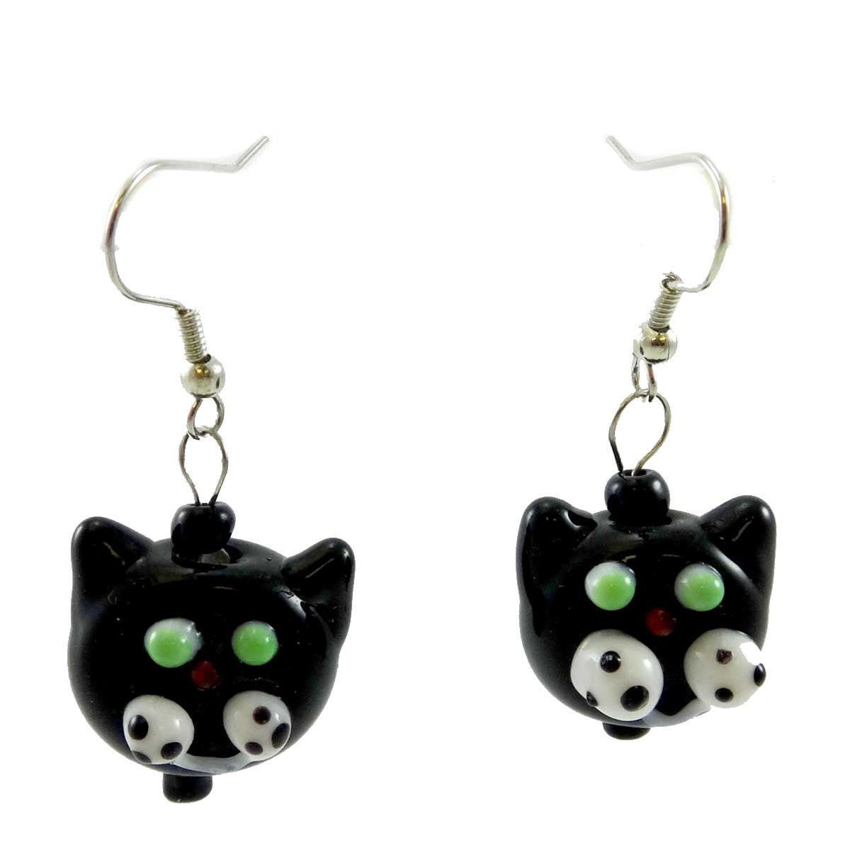 (14244) Halloween Cat Earrings