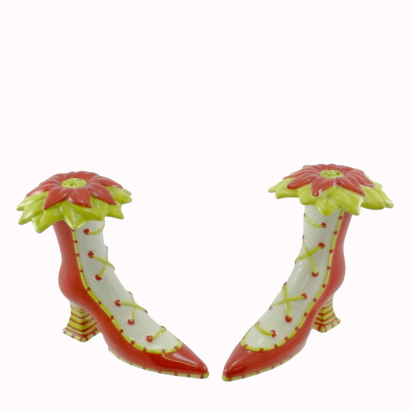 Christmas High Heel Salt & Pepper Set Of - - SBKGifts.com