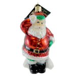 Old World Christmas Shoveling Santa Blown Glass Ornament 40234 (15747)