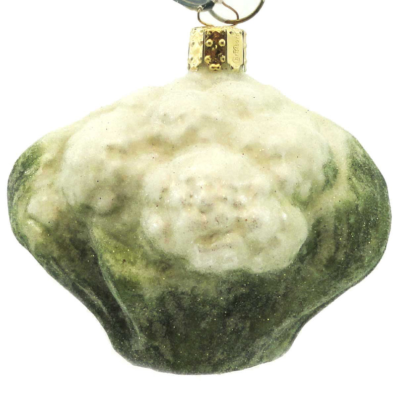 Holiday Ornament Cauliflower Blown Glass Ornament Vegetable Fruit Salad We767 (16244)