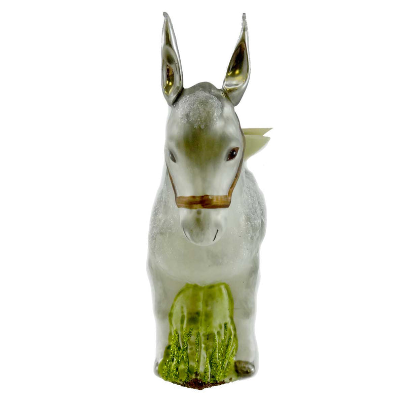 Tannebaum Treasures Donkey Glass Ornament Farm Animal Ha178102 (16691)