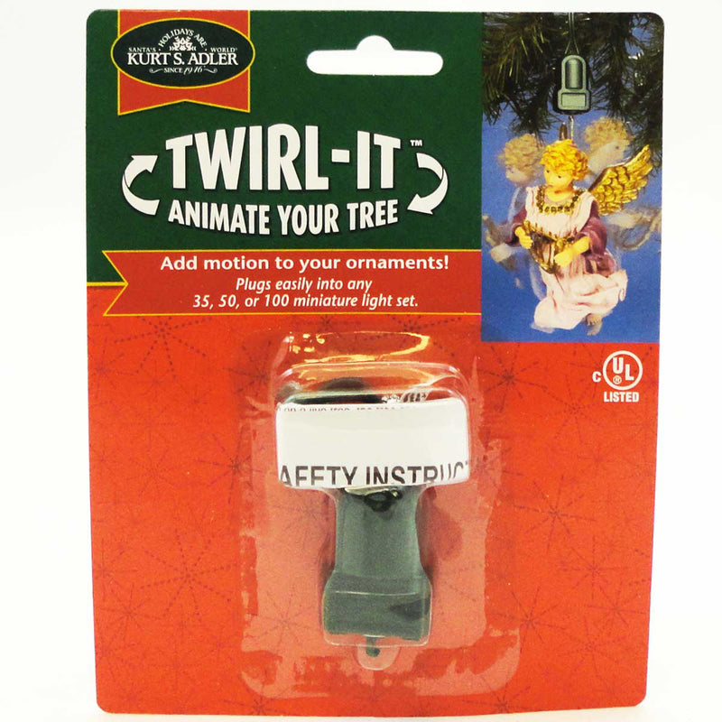 Holiday Ornament Twirl-It Motor Electrical Animate Tree Ornament J7804 (17284)
