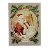 (17723) Christmas Merry Christmas Box, 12.00 Inch, Santa Holly Pipe 082012B