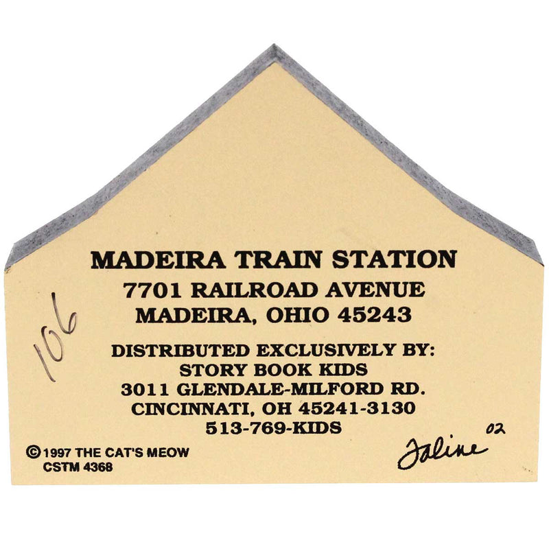 Cats Meow Maderia Train Station - - SBKGifts.com