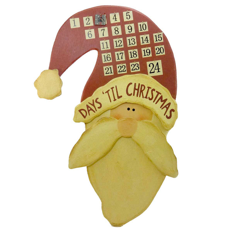 Boyds Bears Plush Santas Countdown Wood Christmas Advent 904842 Rfb (18186)