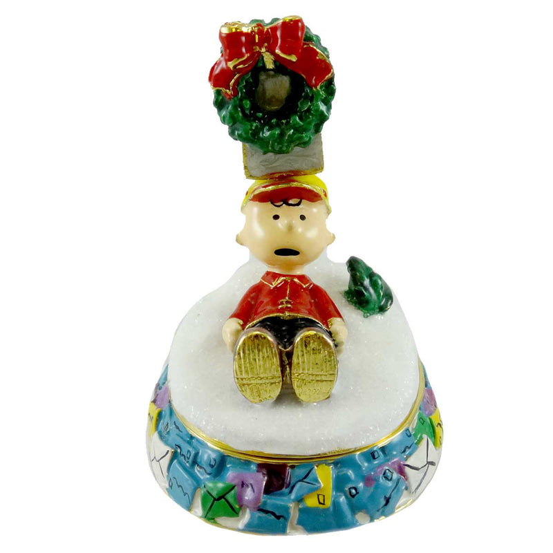 Dept 56 Bejeweled Boxes Charlie Brown Mailbox Jeweled Peanuts Christmas 97040 (18379)