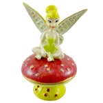 Dept 56 Bejeweled Boxes Tinker Bell Jeweled Box Enamel Disney Flight 97116 (18388)