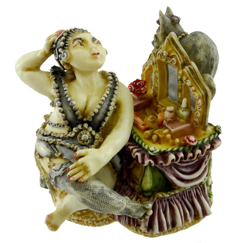 Harmony Kingdom JOSEPHINE & CAT Crushed Marble Clair De Lune Exotic CLLECD
