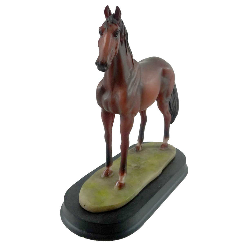 Animal HORSE REDDISH BROWN Resin Animals Figurine 11415
