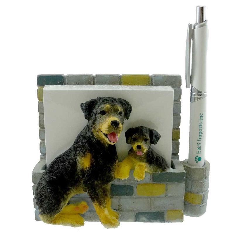 Animal ROTTWEILER PET NOTE SET Resin/Mixed Media Magnetic 4648033