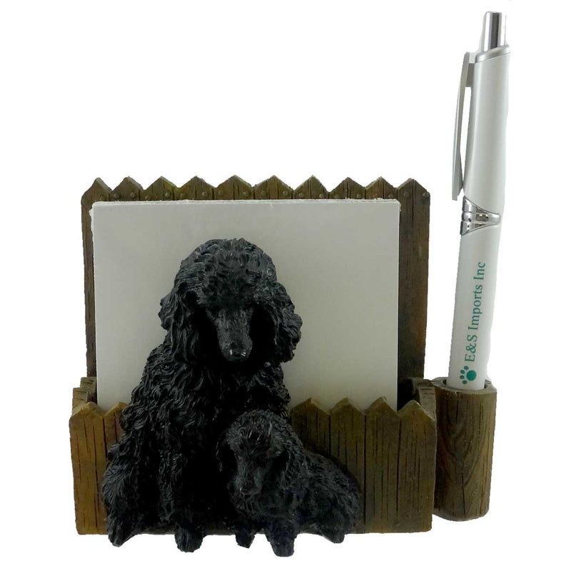 Animal Poddle Black Note Pad Holder Resin/Mixed Media Magnetic 4648029 (18553)
