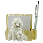 Animal POODLE PET NOTEPAD HOLDER Resin/Mixed Media Magnetic 4648028