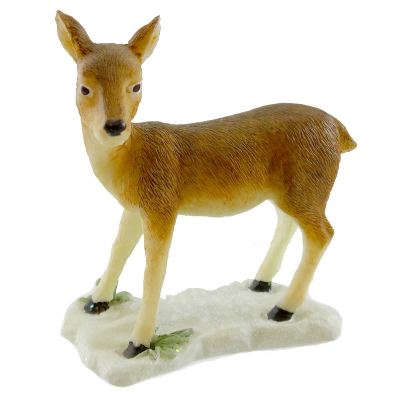 Animal FOREST FROLIC Resin 3 In. Deer Doe Miniature Statue Figurine 299839