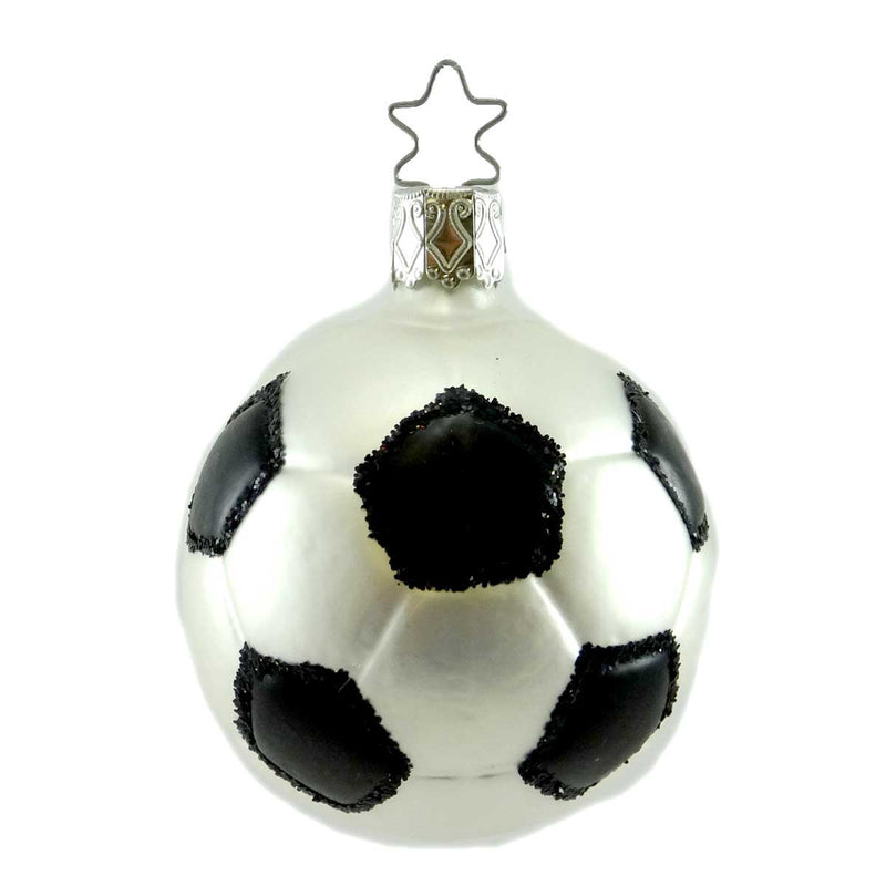 Inge Glas World Cup Winner Blown Glass Ornament Socceer Ball Futball 105204 (19140)