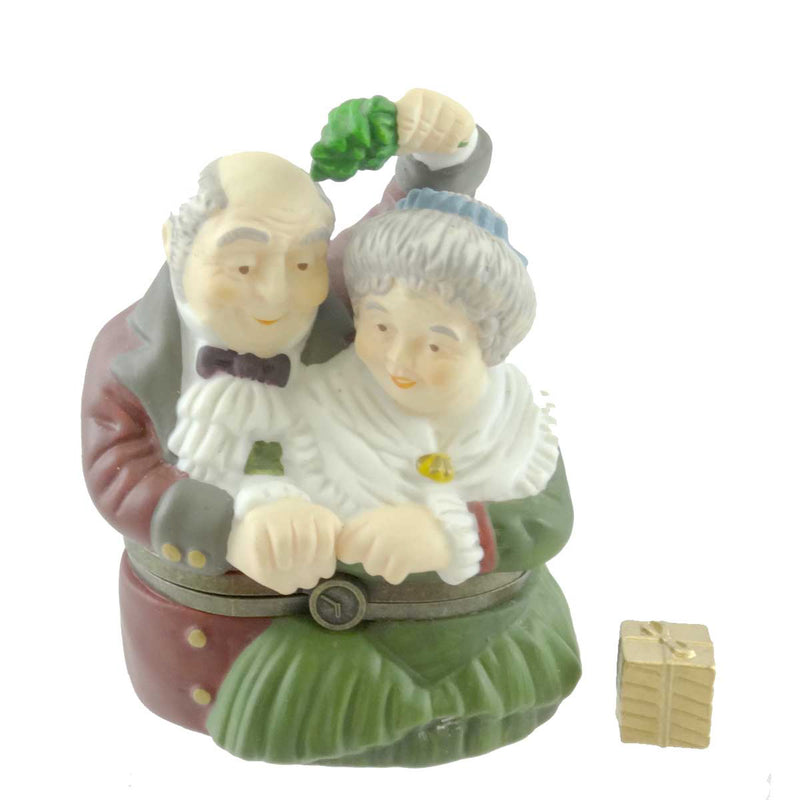 Dept 56 Accessories Spirit Of Christmas Hinged Box Porcelain Heritage 58431 (19958)