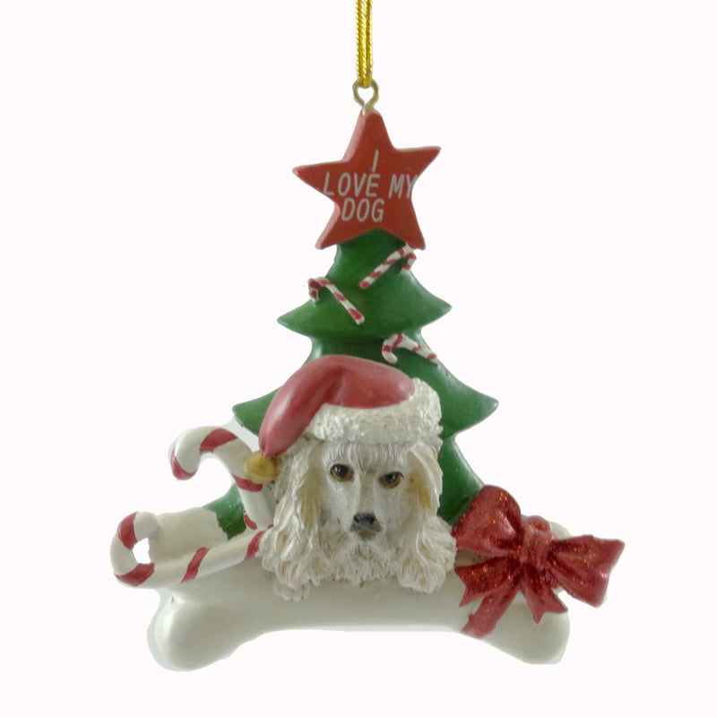 Personalized Ornaments Poodle Resin Dog Christmas Tree C3344 (20167)
