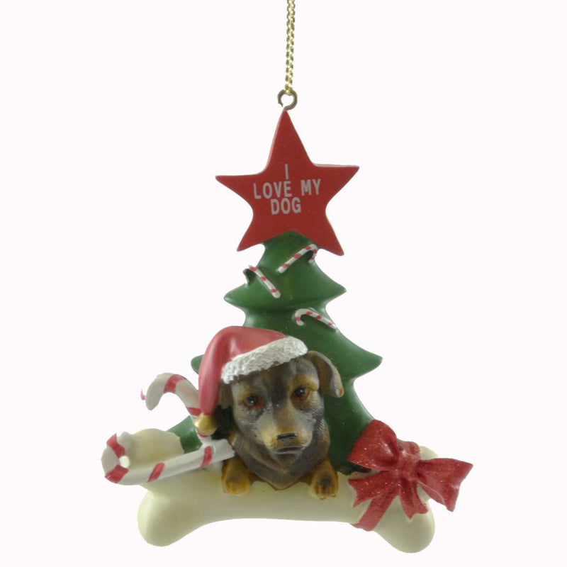 Personalized Ornaments ROTTWEILER Resin Dog  Christmas Tree C3346