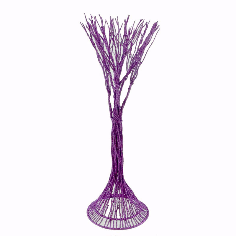 Dept 56 Accessories Haunted Branches Purple Wire Halloween Glitter 4033854 (20498)