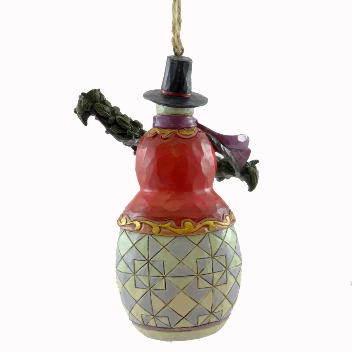 Jim Shore Snowman Holding Evergreen - - SBKGifts.com