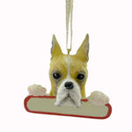 Personalized Ornaments BOXER Resin Christmas Pup[Py Dog 2187