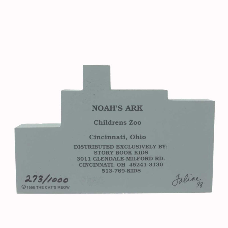 Cats Meow Village Noah's Ark Childrens Zoo - - SBKGifts.com