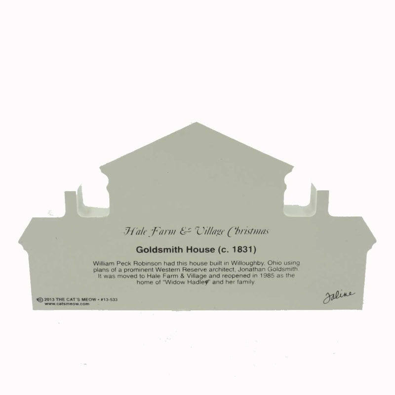 Cats Meow Goldsmith House - - SBKGifts.com