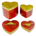 Christopher Radko Red Heart Boxes - - SBKGifts.com