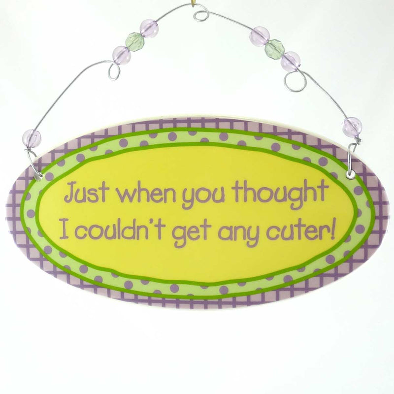 (21863) Cuter Babble Plaque