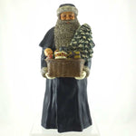 All Gods Children FATHER CHRISTMAS WHITE Polyresin Santa Basket Toy Tree 1773