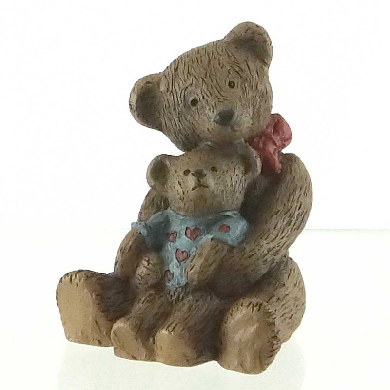 All Gods Children Moe And Pokey Polyresin Teddy Bear Hearts 1552 (21913)