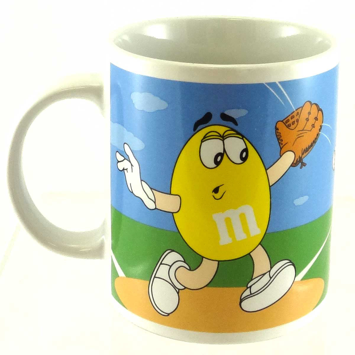 Licensed M & M Gold/Baseball Mug - - SBKGifts.com