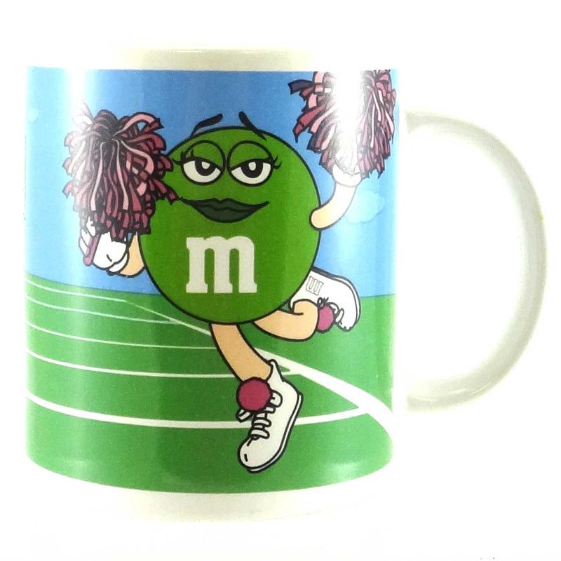 Licensed M & M CHEERLEADER MUG Ceramic Mars Chocolates Football Coffee MMM10
