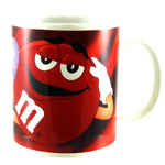 Licensed M & M RED MUG Ceramic Mars Chocolates Coffee MMM12