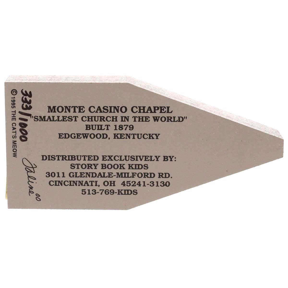 Cats Meow Monte Casino Chapel - - SBKGifts.com