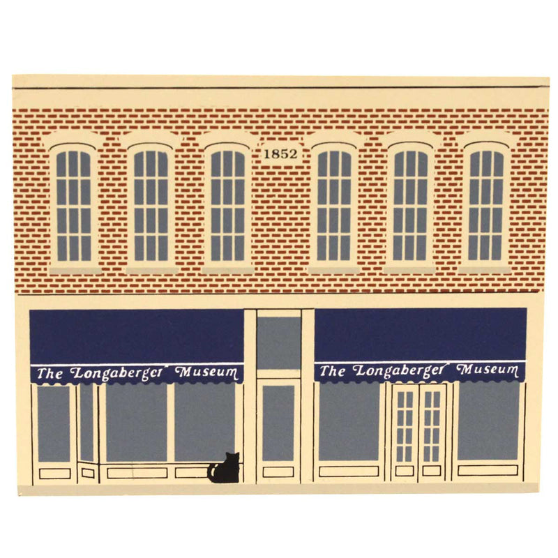 Cats Meow Village The Longaberger Museum Wood Landmark Basket Dresden Cstm000002 (22557)