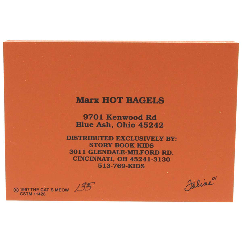 Cats Meow Marx Hot Bagels - - SBKGifts.com