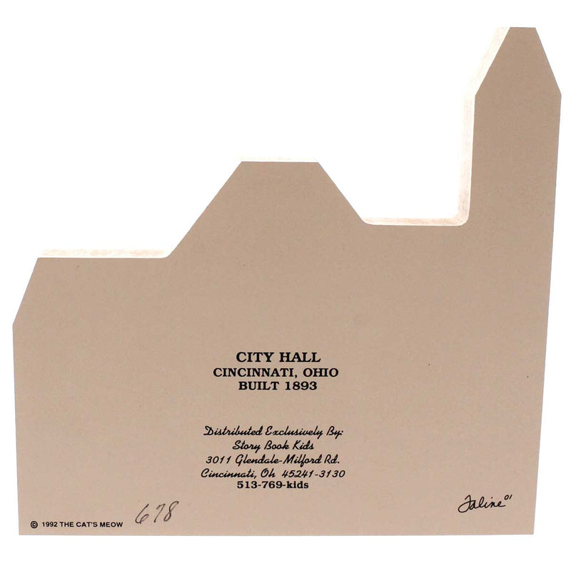Cats Meow Cincinnati City Hall - - SBKGifts.com