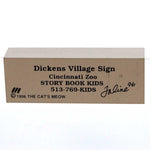 Cats Meow Dickens Village Sign - - SBKGifts.com