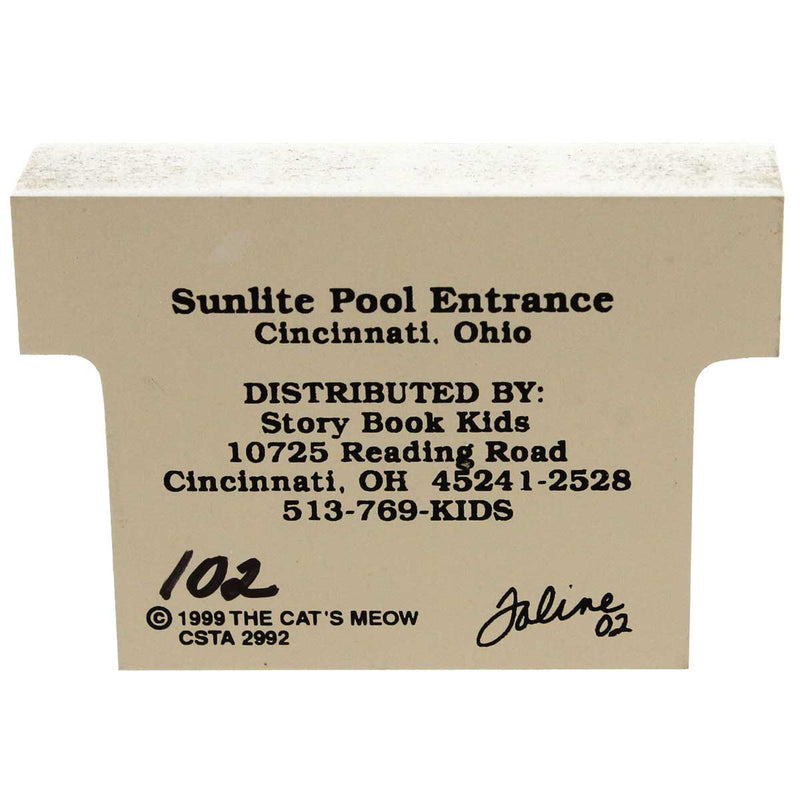 Cats Meow Sunlite Pool Entrance - - SBKGifts.com