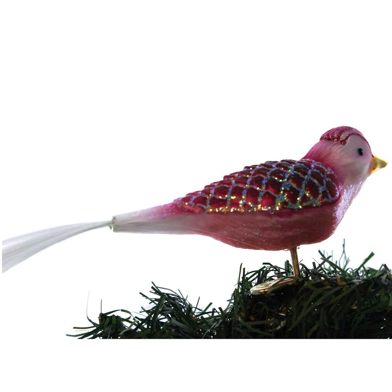 Old World Christmas Orchid Blossom Bird - - SBKGifts.com